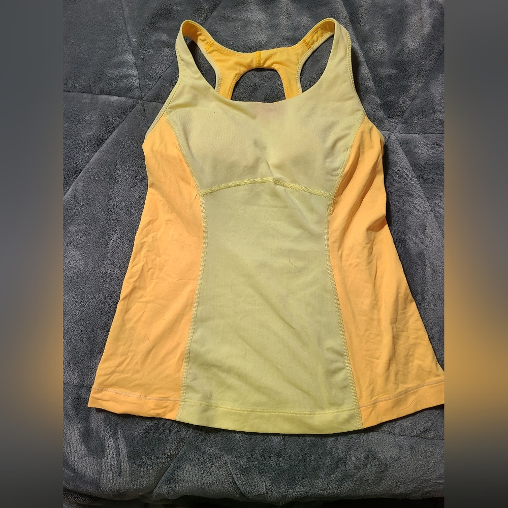 Yellow Lululemon Top